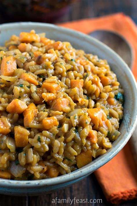 Sweet Potato Risotto - A Family Feast