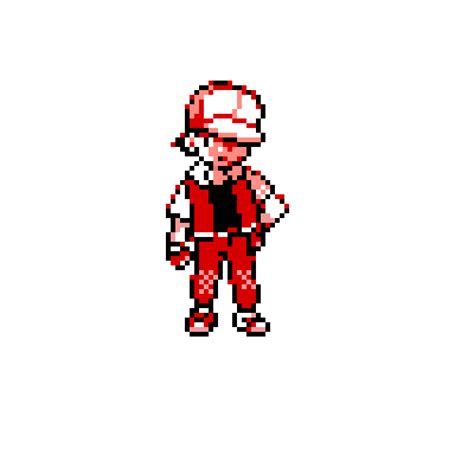 Pixilart - pokemon trainer red by g619096