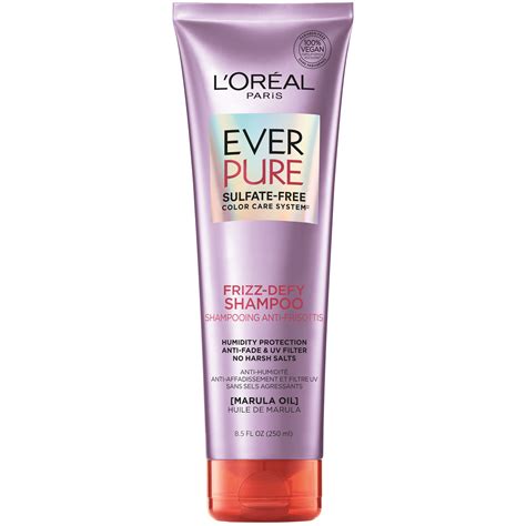 L'Oreal Paris EverPure Sulfate Free Frizz Defy Shampoo, 8.5 fl. oz ...