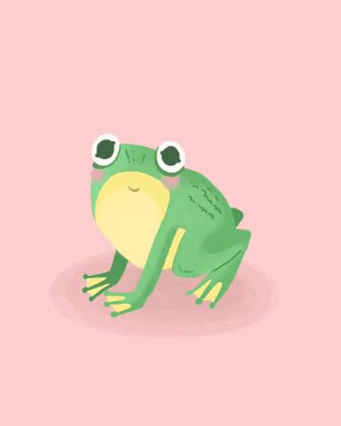 Pink Frog GIF by molehill - Find & Share on GIPHY