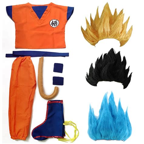 dragon ball z goku costume Suit Son Cosplay Costumes For Adult Kids ...