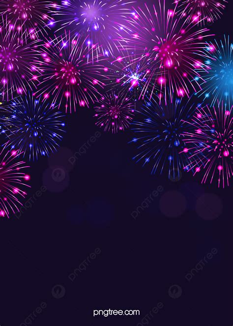 New Year Firework Party Celebration Background Wallpaper Image For Free ...