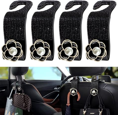 Amazon.com: MAPLEROSE 2PCS Car Hook Purse Holder for Car Hooks for ...