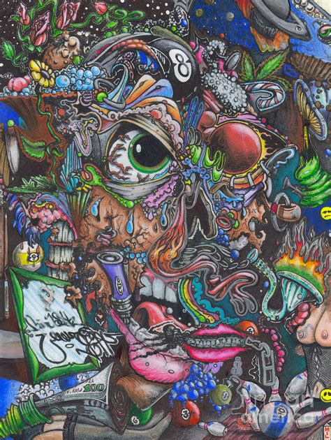 Sick Reality Drawing by Brian Schuster