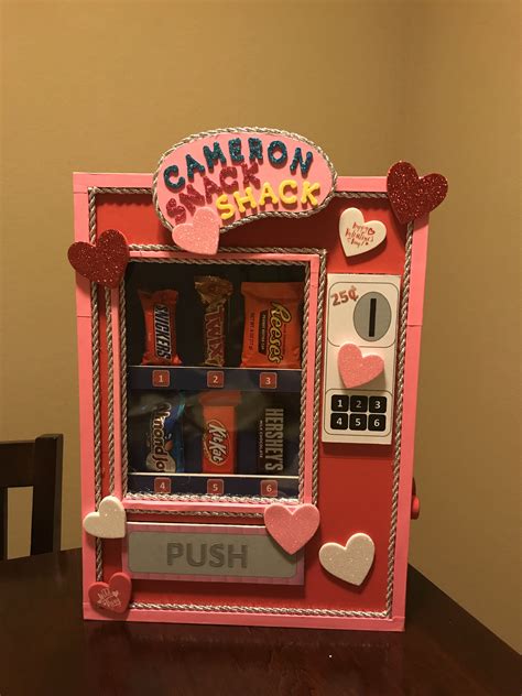 Vending machine valentines box. #valentinebox #boysvalentinebox # ...