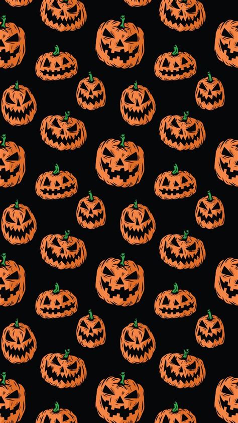 Halloween pumpkin phone wallpaper background – Artofit