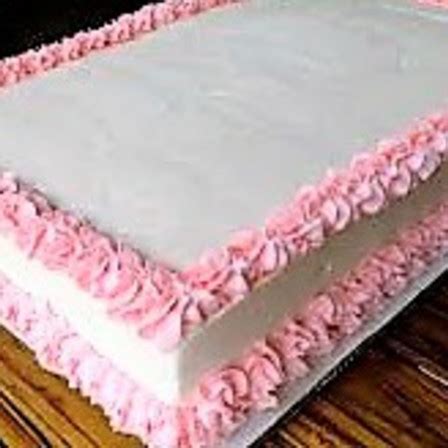 Plain Rectangle Cake