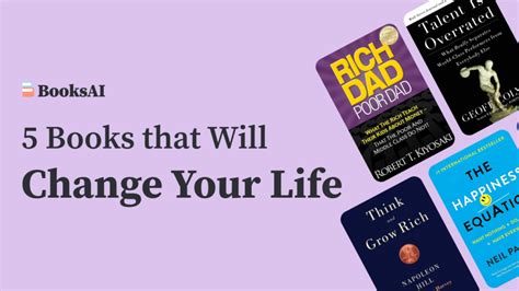 5 Books That Will Change Your Life - BooksAI