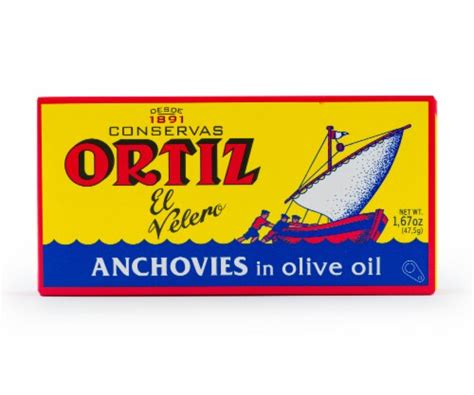 Ortiz Anchovies in Olive Oil, 1.67 oz - Kroger