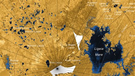 NASA's Cassini Spacecraft Reveals Mystery Lakes on Saturn's Moon Titan ...