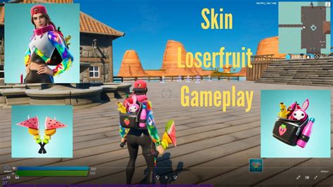 Skin Loserfruit Gameplay Fortnite - YouTube