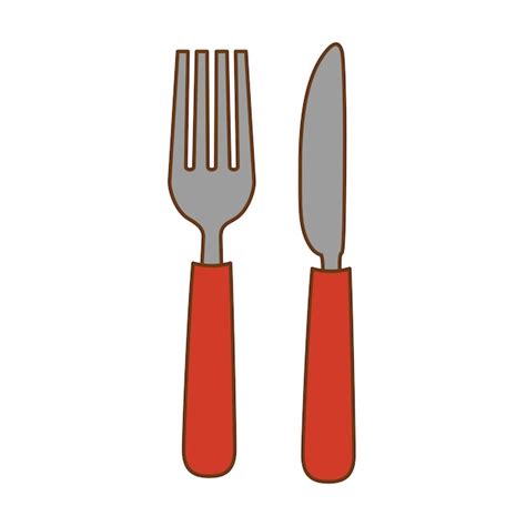 Tenedor y cuchillo | Vector Premium