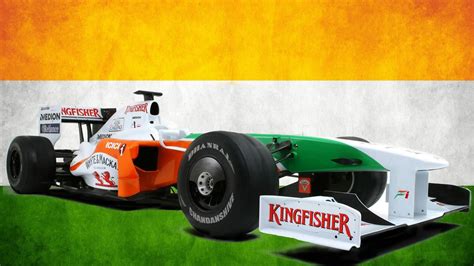 1366x768 resolution | green and white Kingfisher Formula 1 vehicle ...