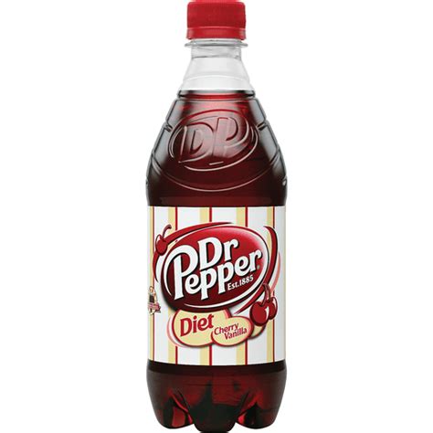 Diet Dr Pepper Cherry Vanilla Soda, 20 fl oz bottle | Soft Drinks ...