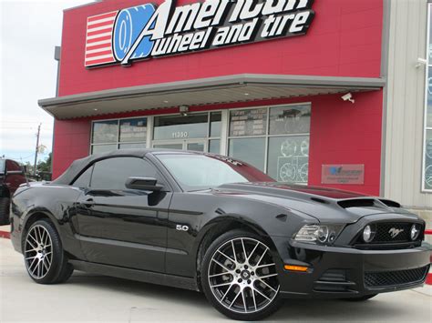 Lexani Wheels CSS-8 in Machined Black on a Ford Mustang GT. 20x8.5 ...