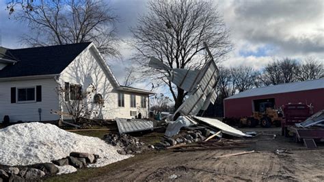 First confirmed tornado in Wisconsin in February reported just south of ...