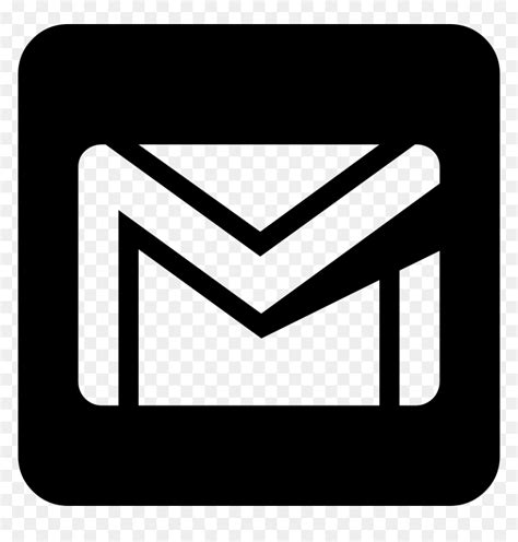 Gmail Logo Black White