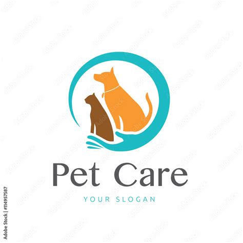 Pet care logo,Animal clinic icon, Animal hospital logo Stock Vector ...