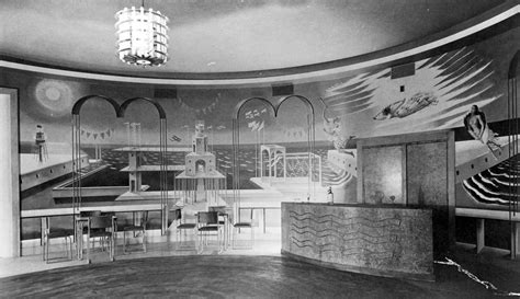 Midland Hotel, Morecambe, Lancashire: the cafe with the fresco 'Day' by ...