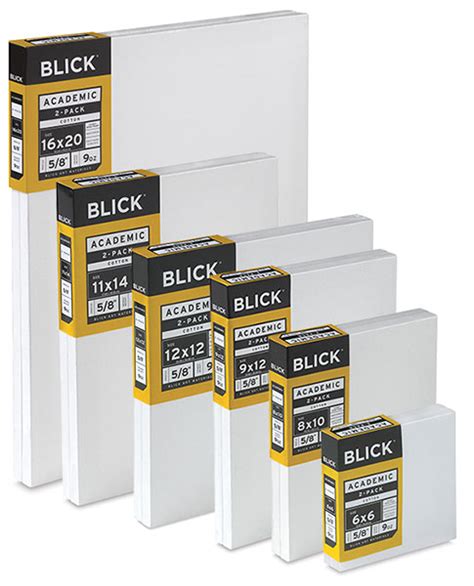 Blick Academic Canvas 2-Packs | BLICK Art Materials