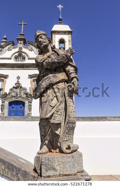 Prophet Ezekiel Statue Congonhas Sanctuary Stock Photo 522671278 ...