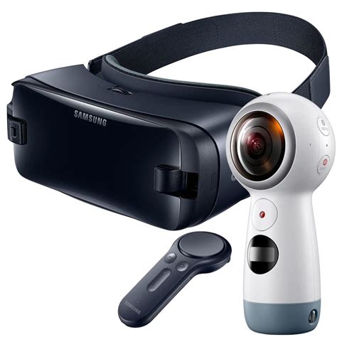 Samsung Gear VR Virtual Reality Headset and Gear 360 Real 4K VR Camera ...