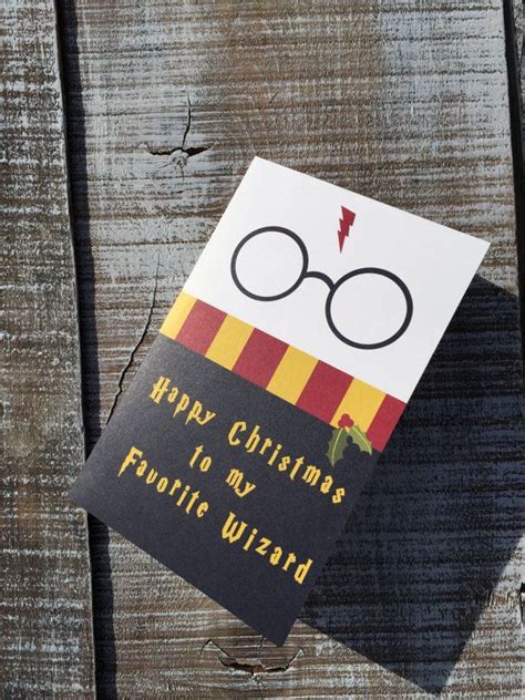 Harry Potter Christmas Card by HarryPotterPrints on Etsy | Harry potter ...