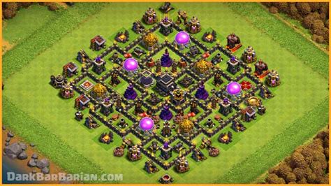 New BEST TH9 HYBRID/TROPHY Base 2021!! | Town Hall 9 (TH9) Hybrid Base ...