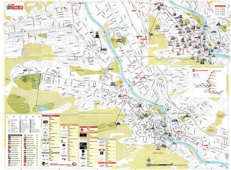 Large Tbilisi Maps for Free Download and Print | High-Resolution and ...