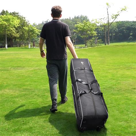 Partage Golf Travel Bag with Wheels, Golf Travel Case for Airlines ...