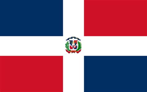 Flag of Dominican Republic - Bandera de la República Dominicana ...