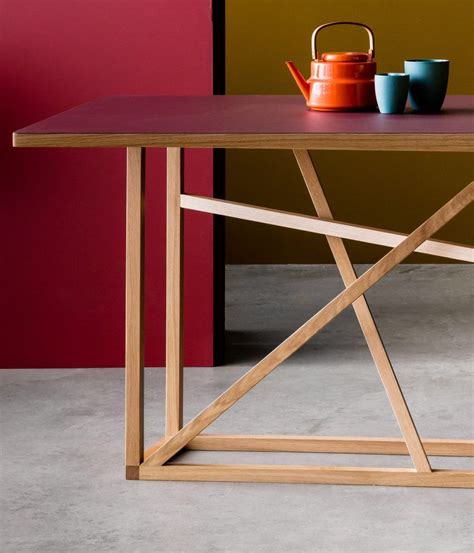 Studiomama designs versatile wooden trestle with colourful table tops ...