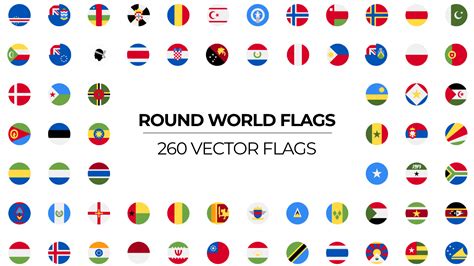 Round world flags | Figma