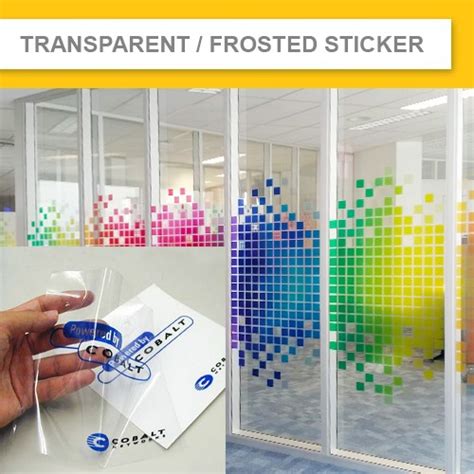 TRANSPARENT STICKER & FROSTED STICKER SYDNEY MELBOURNE BRISBANE ...