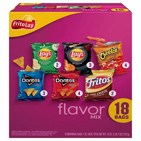 Frito Lay Flavor Mix Variety Pack Chips - Shop Chips at H-E-B