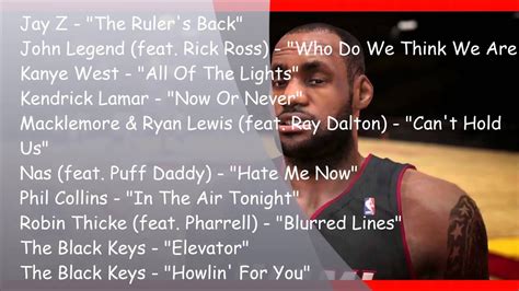 NBA 2K14 COMPLETE SOUNDTRACK! - YouTube