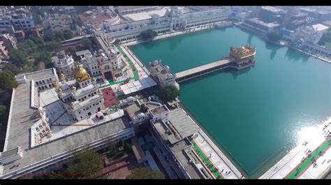 GOLDEN TEMPLE ( HARMANDHIR SAHIB ) AERIAL 4K VIDEO - YouTube