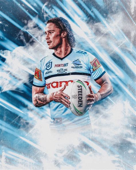 Nicho Hynes (NRL Cronulla Sharks Design) | Shark, Gorgeous men, Steeden