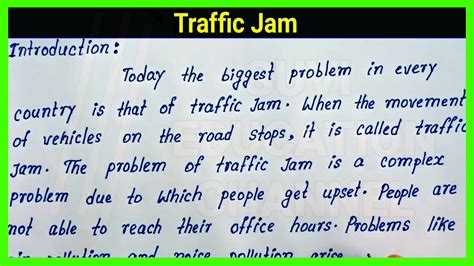 Traffic Jam Causes Effects And Solutions at Cheryl Lynch blog