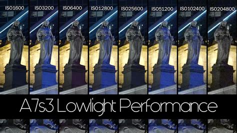 Sony A7s3 (ISO 1600 - 409600) Low light Video Performance Showcase in ...