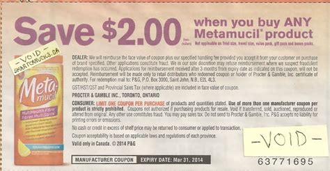 Metamucil Printable Coupons