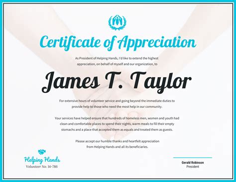 10 Certificate Of Appreciation Template - Perfect Template Ideas