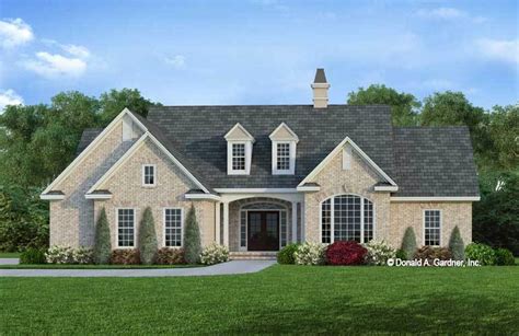 Brick House Plans | Traditional Home Plans | Donald Gardner