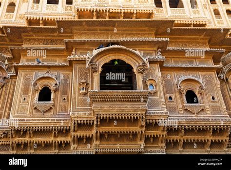 Haveli inside Jaisalmer Fort, Jaisalmer, Rajasthan, India Stock Photo ...