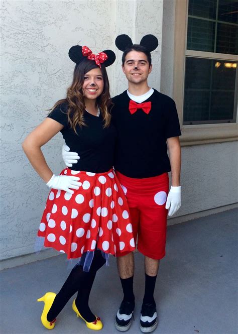 Minnie And Mickey Mouse Costumes Diy