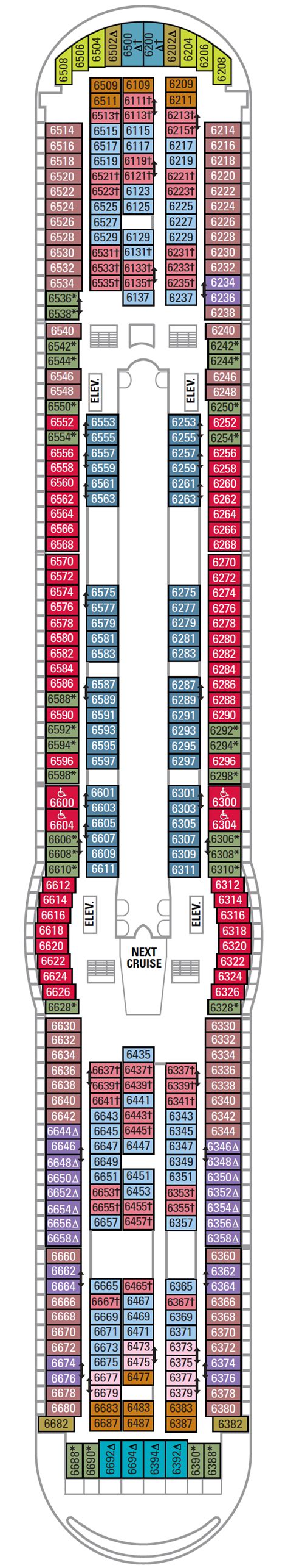 Voyager of the Seas Deck Plans