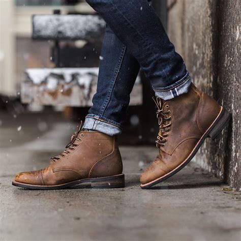 Men's Vanguard Lace-Up Boot In Burnt Copper - Thursday Boot Company ...