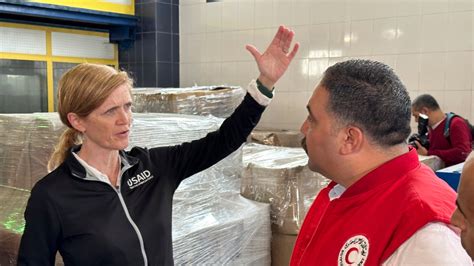 USAID Head Arrives in Egypt, Announces More Aid for Palestinians