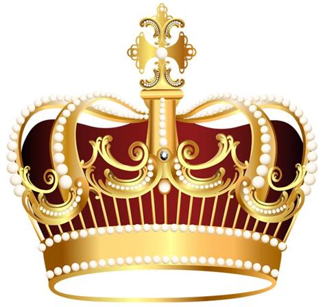 Golden Crown Transparent PNG Clip Art Image | Crown png, Crown images ...