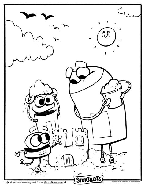 Storybots Coloring Pages - Best Coloring Pages For Kids | Story bots ...